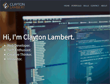 Tablet Screenshot of claytonn.com